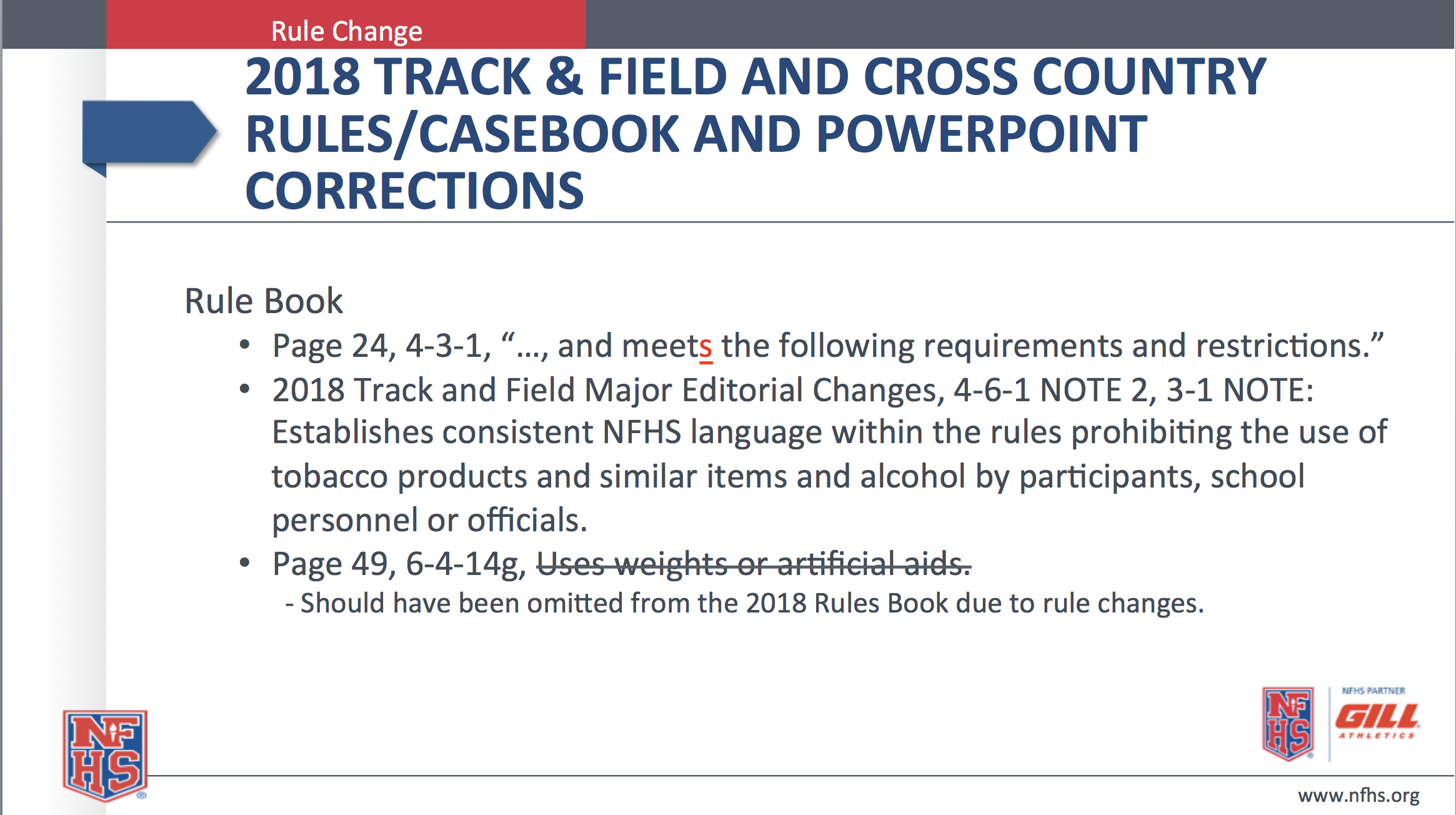 Girls Track & Field - Rules & Regulations | Girls Track & Field